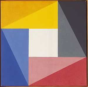 Anton Stankowski, Dreiecke zum Quadrat, 1994 © Künstler/Stankowski-Stiftung, Foto: Gerhard Sauer